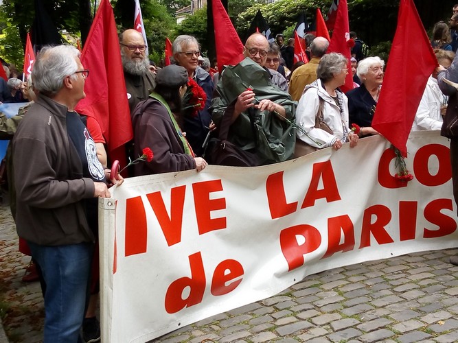 Montée au Mur des Fédérés en mai 2019