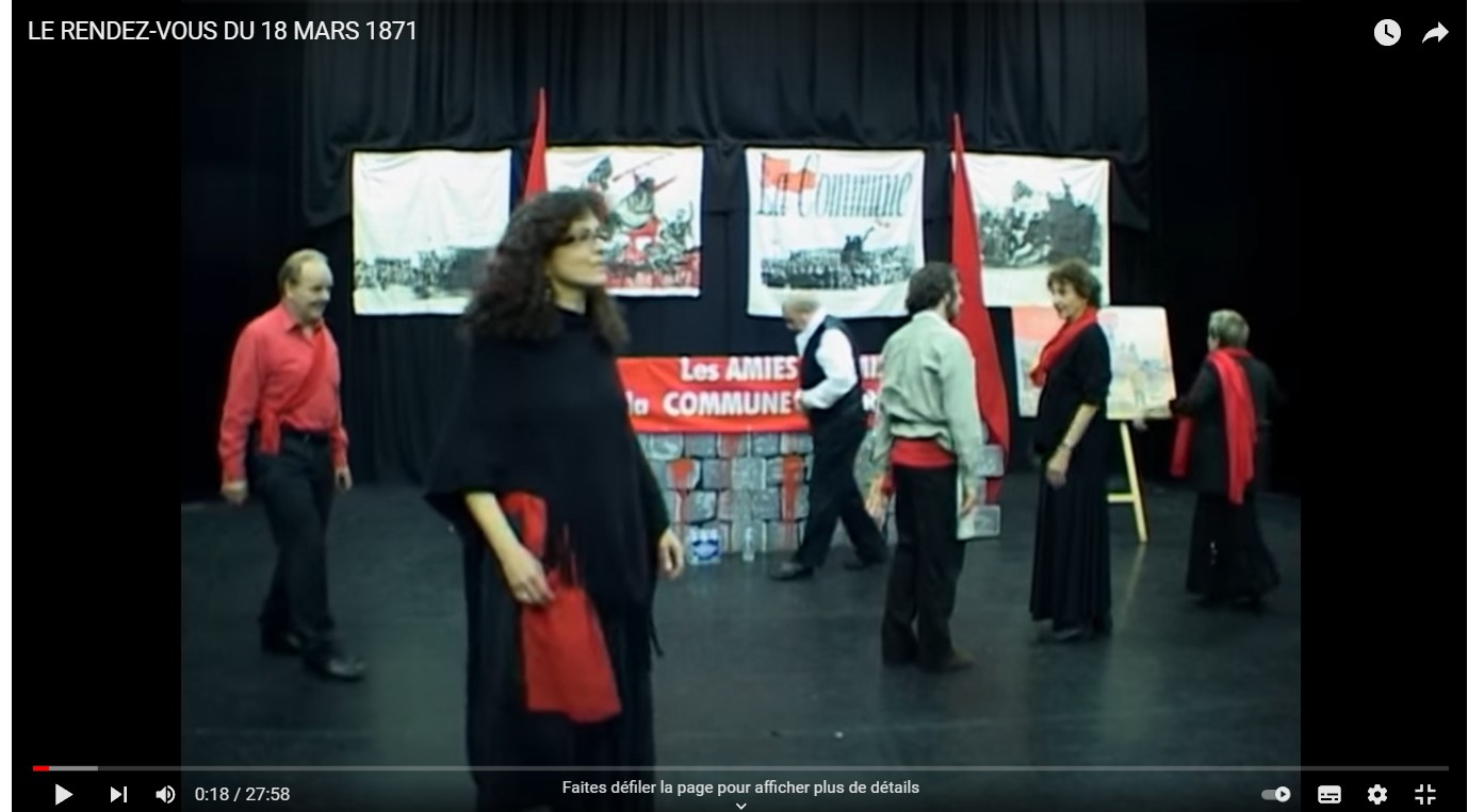 Rendez-vous du 18 mars pièce donnée à Dieppe le 5 avril 2014 (Voir la pièce, cliquer sur l'image) Rendez-vous du 18 mars pièce donnée à Dieppe le 5 avril 2014 (Voir la pièce, cliquer sur l'image)