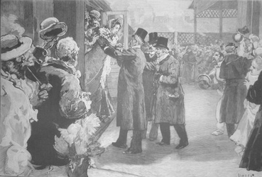 À son retour du bagne, le 9 novembre 1880, Georges Clemenceau, Jules Vallès, Henri Rochefort, Nathalie Le Mel sont venus accueillir Louise Michel sur les quais bondés de la gare Saint-Lazare À son retour du bagne, le 9 novembre 1880, Georges Clemenceau, Jules Vallès, Henri Rochefort, Nathalie Le Mel