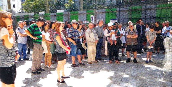 Inauguration du passage Marie Rogissart dans le 12ème le 5 juillet 2022