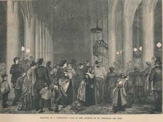 "The Graphic" - « Réunion d’un Club communard dans l’église Saint-Nicolas-des-Prés. » Parution du 10 juin 1871 "The Graphic" - « Réunion d’un Club communard dans l’église Saint-Nicolas-des-Prés. » Parution du 10 juin 1871
