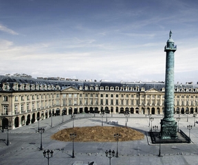 Le monticule de Vendôme, tirage numérique, rendu David Gissen et Victor Hadjikyriacou, 2014. Image originale de Michel Setboun, 2001