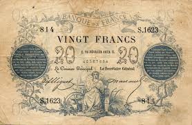 Billet de 20 francs 1871 (r)