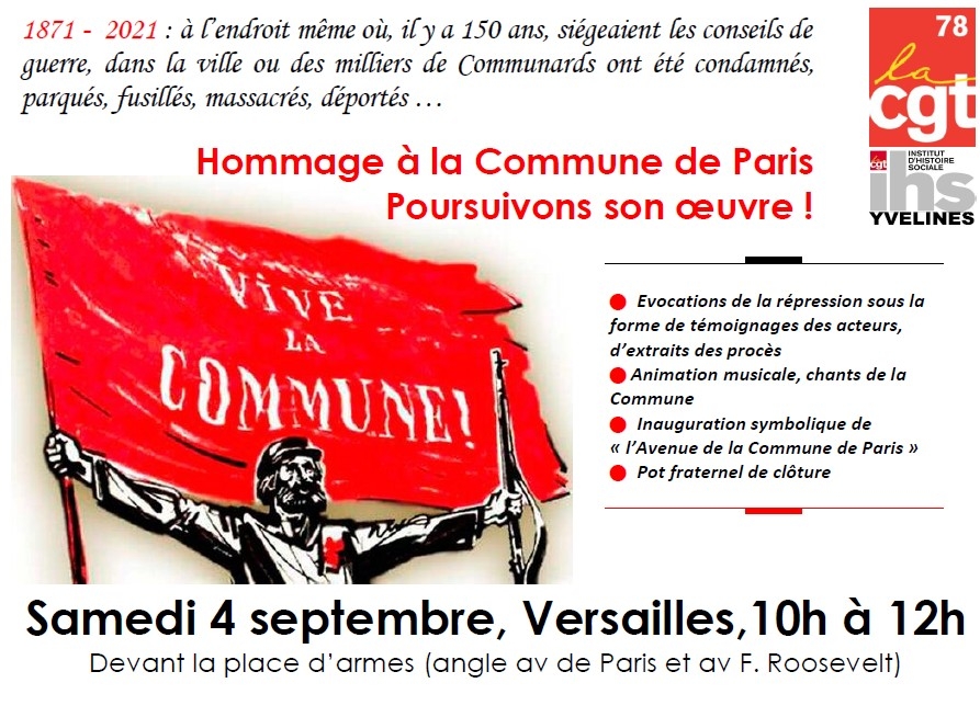 150 ans commune a Versailles