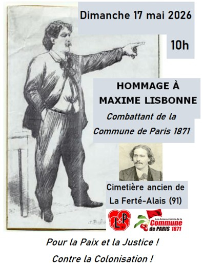 Hommage Maxime Lisbonne 17 mai 2026