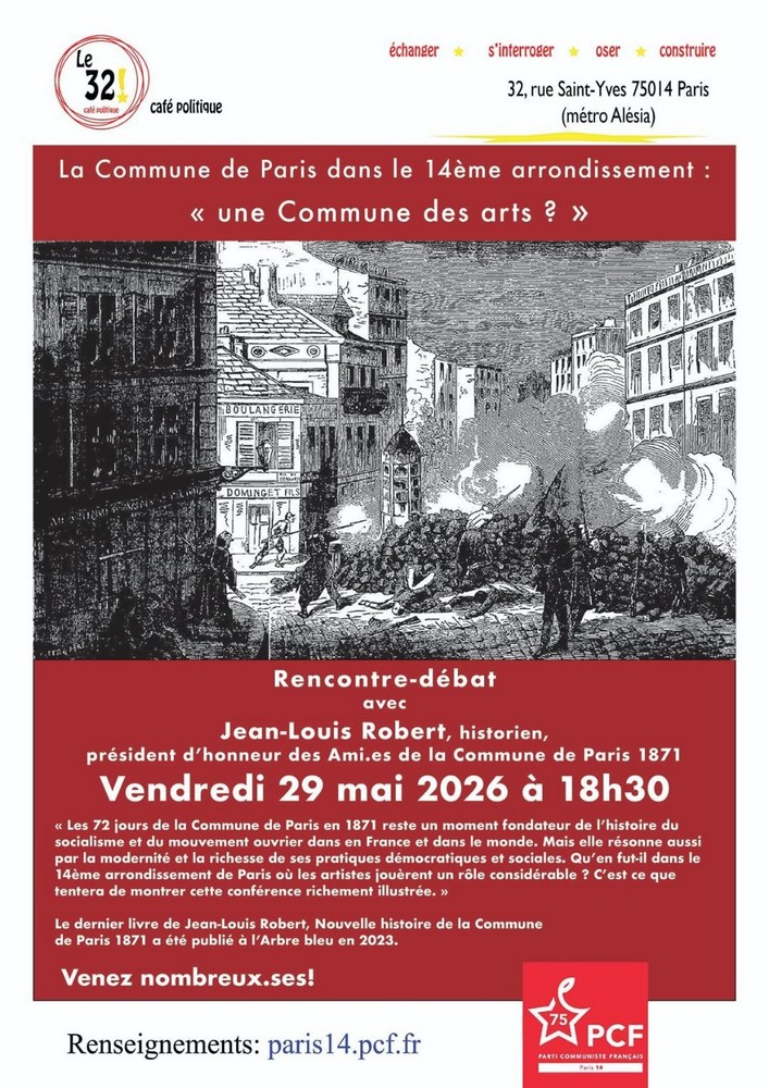 Invitation café politique Commune 14e