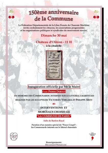 invitation Chateau d Oleron 30 mai 2021