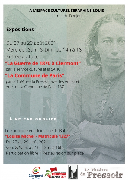 Poster evenement local rampons et gazon vert Clermont