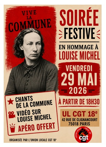 soiree louise michel 29 mai 2026